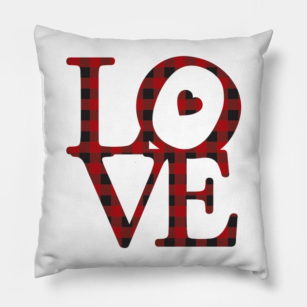 valentines day for family Pillow by Officail STORE