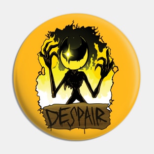 FNF INDIE CROSS - BATIM Nightmare Bendy Despair art Pin