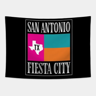 San Antonio TX Fiesta City Tapestry