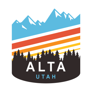 Alta Utah Ski and Snow T-Shirt