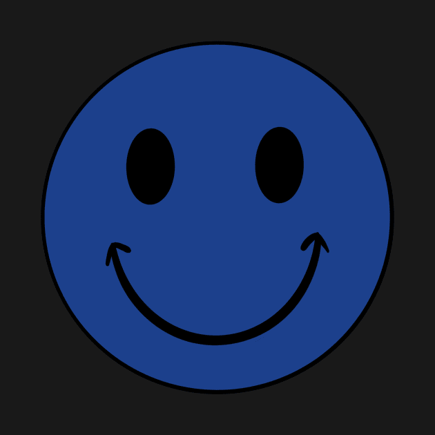 Blue Smiley by Meg-Hoyt