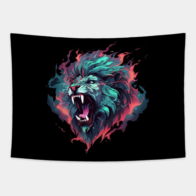 lion Tapestry by dorapeterx