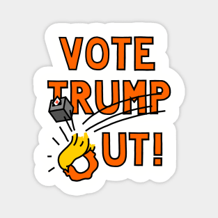 VOTE TRUMP OUT (BALLOT BOX 2) Magnet