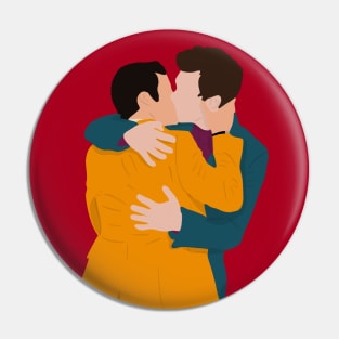 Klaine Engagement Kiss Pin