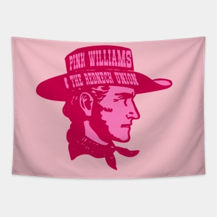 Pink Williams & The Redneck Union Cowboy Head Tapestry