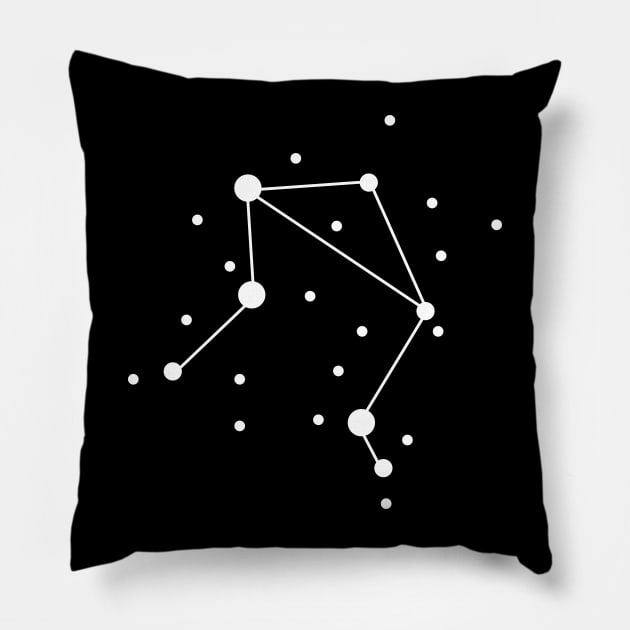 libra zodiac Pillow by lkn