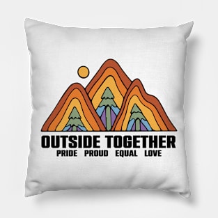 Outisde together Pillow