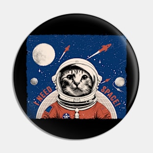 Space cat Pin