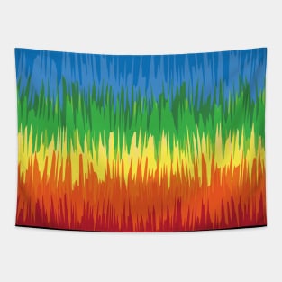 A Tie-Dye World Tapestry