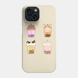 boba animals pack Phone Case