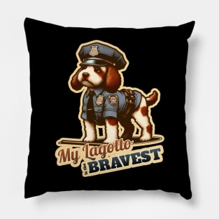 Lagotto police Pillow