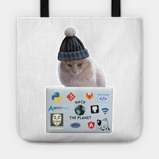 Hacker Cat Tote