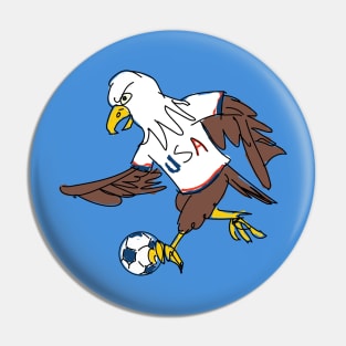 US Soccer Eagle Pin