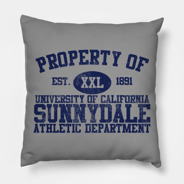 UC Sunnydale Athletic Department Pillow by mrsxandamere