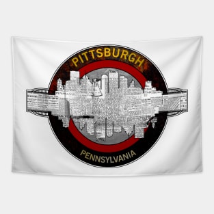 Pittsburgh Pennsylvania Tshirt Tapestry