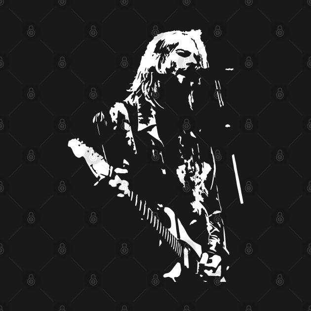 Nirvana Kurt Cobain in Plain White