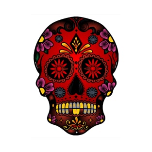 Sugar Skull 01 (Style:92) T-Shirt