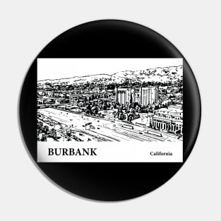 Burbank California Pin