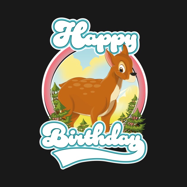 Happy Birthday Deer logo by nickemporium1