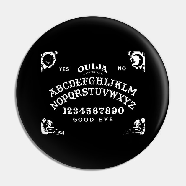 Vintage Ouija Board Pin by OutlineArt