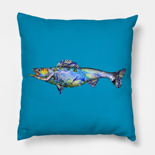 Walleye Pillow by Zodiart