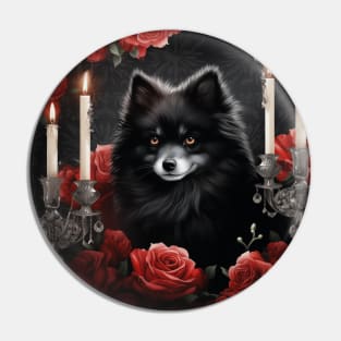 Elegant Pomsky Pin