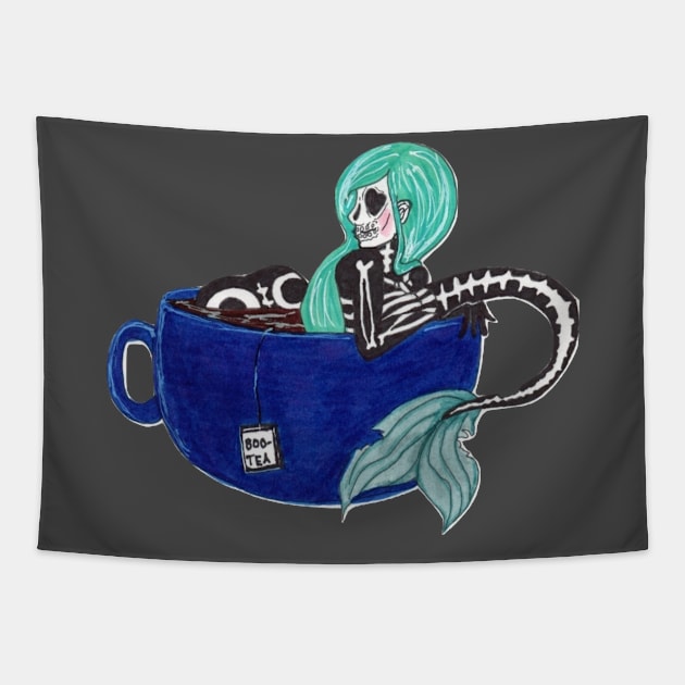 Boo-tea Tapestry by nannonthehermit