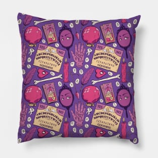 Divination in Fuchsia Pillow