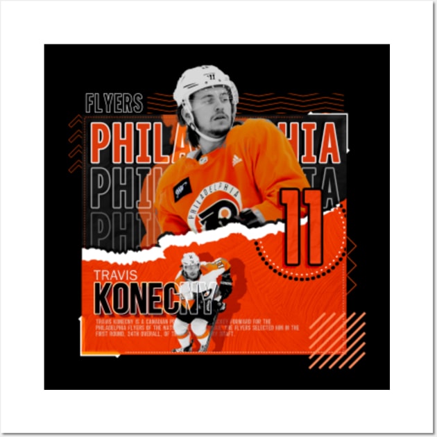 Rinkha Travis Konecny Hockey Paper Poster Flyers Hoodie