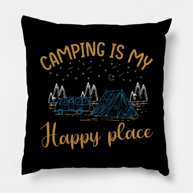 Camping Pillow by Hastag Pos