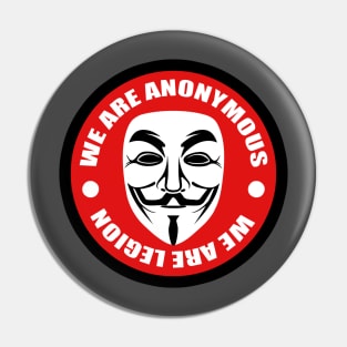 Anonymous - we are legion Pin