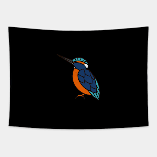 Cute kingfisher. Save the planet Tapestry