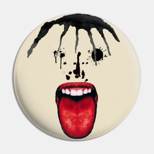 Lick my Ink - Big Red Tongue Pin