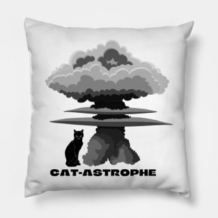 Funny CAT-ASTROPHE T-Shirt, Hoodie, Apparel, Mug, Sticker, Gift design Pillow