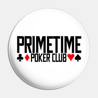 Primetime Poker Club Vintage Logo Pin