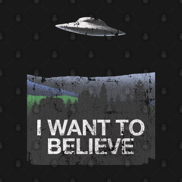 I Want to Believe - Vintage by JCD666