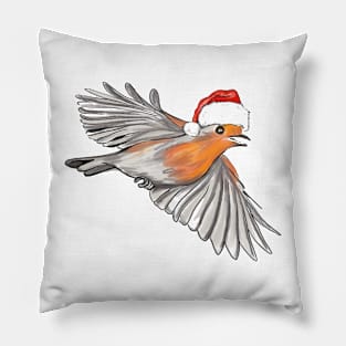 Christmas Robin Pillow