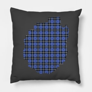 Blue Plaid Adirondack Park Pillow