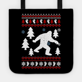 Sasquatch Ugly Christmas Tote