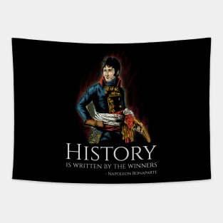 French Emperor Napoleon Bonaparte Quote On History Tapestry