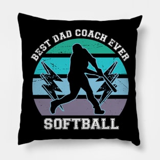 Best Dad Coach Forever Pillow