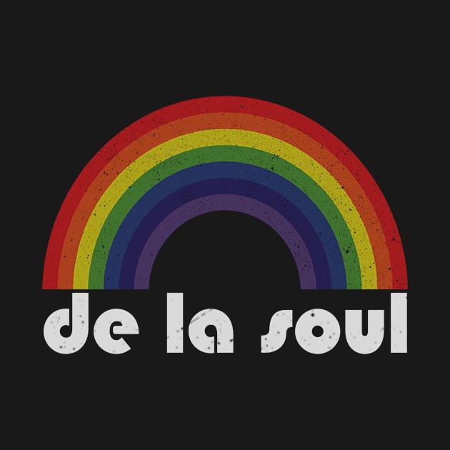 De La Soul Vintage Retro Rainbow by Arthadollar