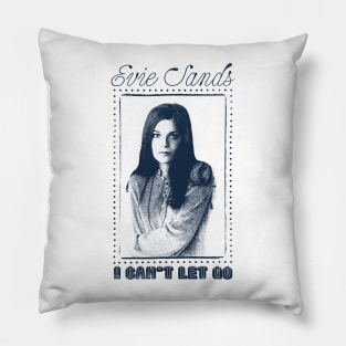 Evie Sands // Vintage Style Retro Fan Art Pillow