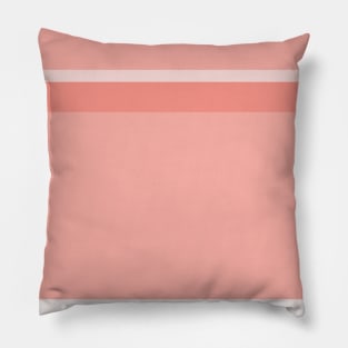 A first-rate stew of Isabelline, Light Pink, Pale Salmon and Peachy Pink stripes. Pillow