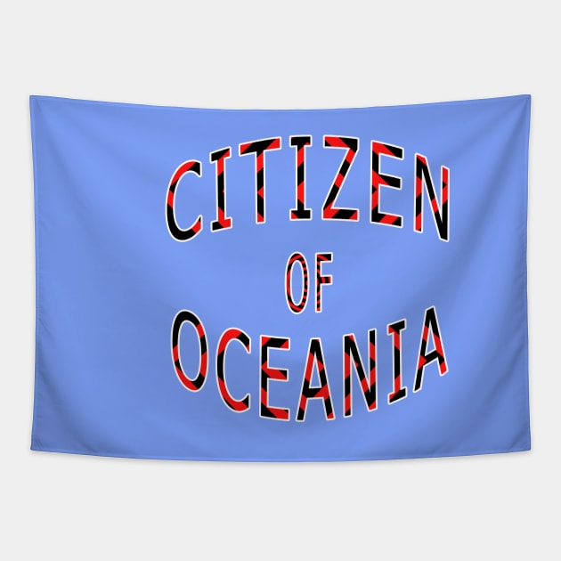 Citizen of Oceania Tapestry by Lyvershop