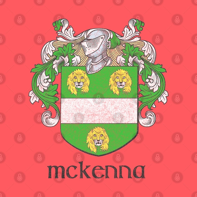 McKenna / Faded Style Family Crest Design by feck!