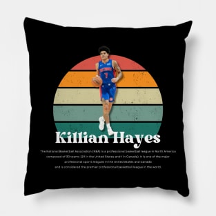 Killian Hayes Vintage V1 Pillow