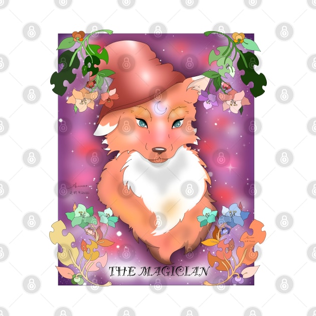 Magical fox card by XoXy24