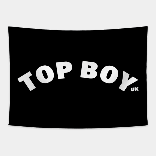 TOP BOY UK Tapestry by Buff Geeks Art