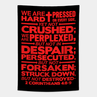 2 Corinthians 4:8-9 Not Forsaken Tapestry